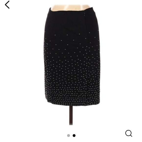 White House Black Market Studded Skirt - Picture 2 of 5